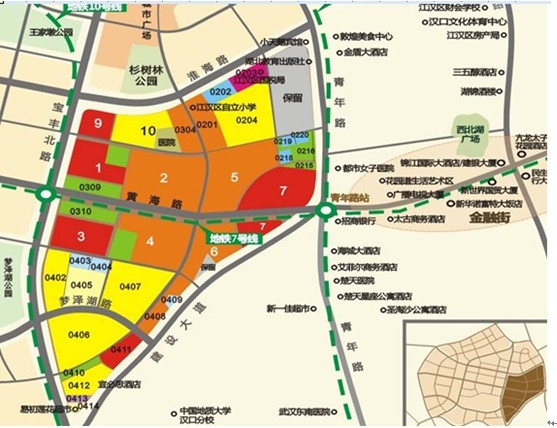 综合商业区——武汉财富新起点