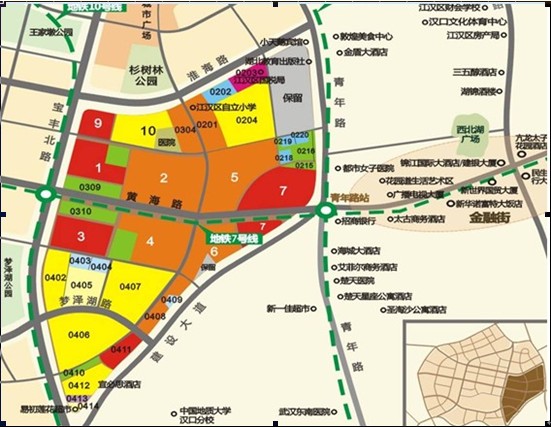 综合商业区——区域总部的金融前台