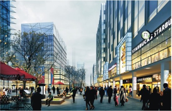 综合商业区——武汉财富新起点