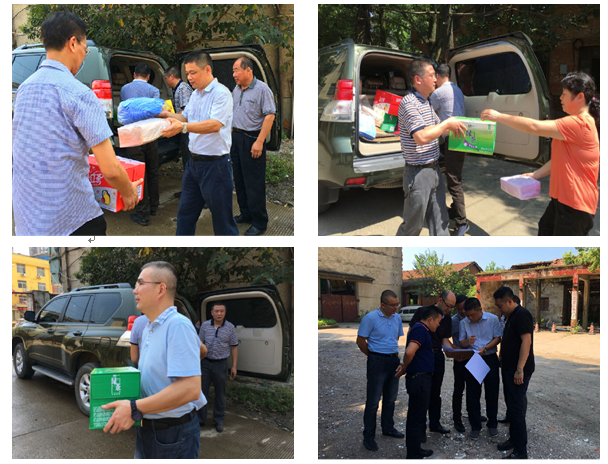 高温慰问 情牵一线员工 ——qmh球盟会组织慰问一线员工