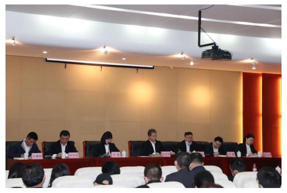 决战四季度 拼搏保目标 qmh球盟会新任班子召开干部职工再动员大会